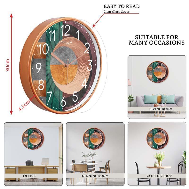 Vibrant Geometry Wall Clock media 5
