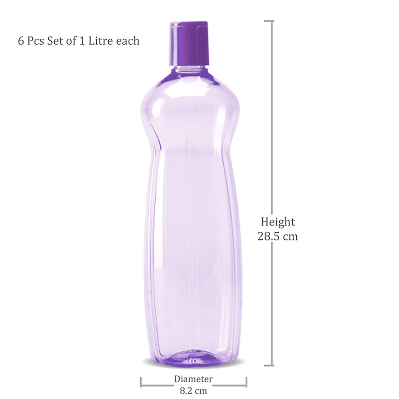 Milton Vessla Bottle (Purple, 1000 mL Each) - Set Of Six media 9
