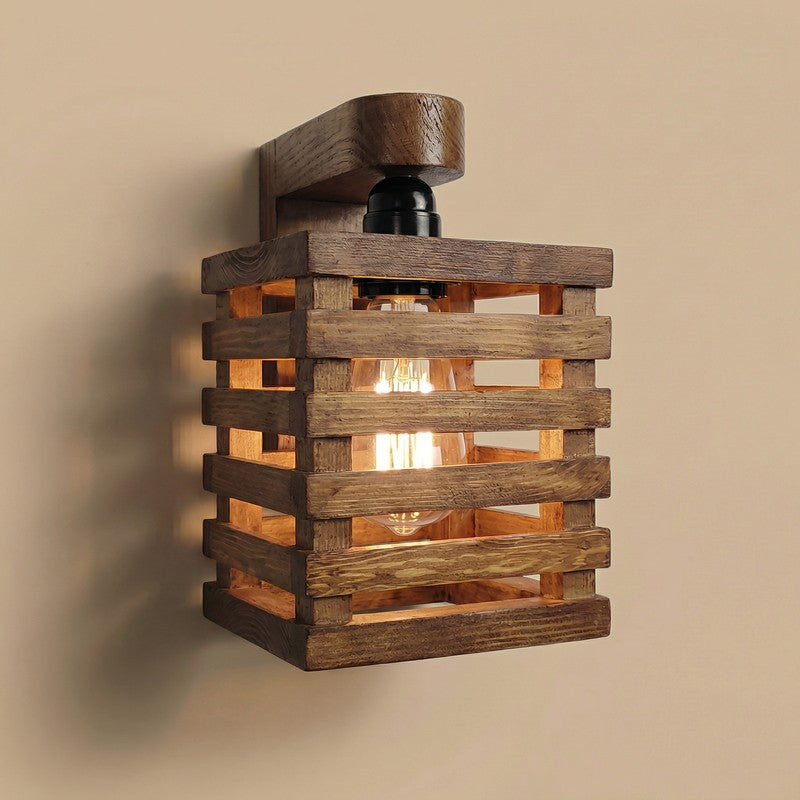 Ombrello Wooden Wall Lamp media 5