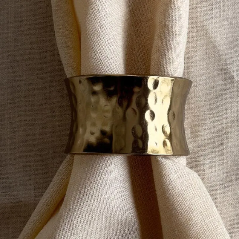 Cylindrical Napkin Ring - Set Of Four media 3