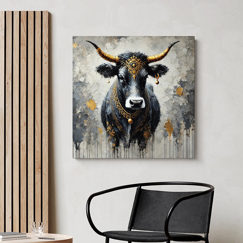 Divine Bull Wall Painting