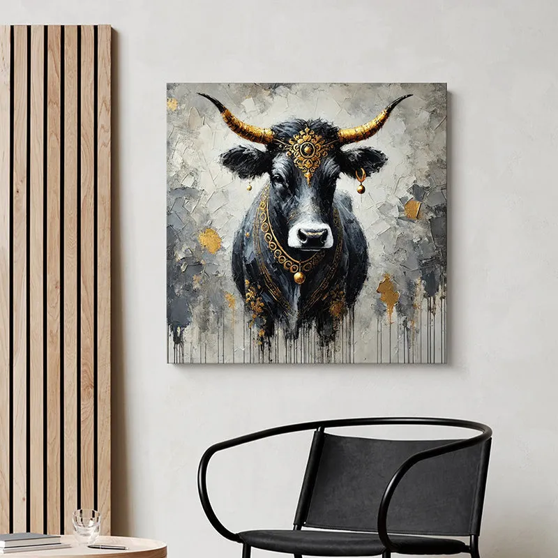 Divine Bull Wall Painting media 1