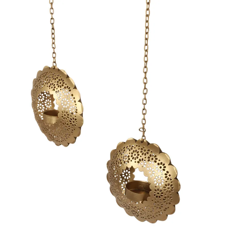 Flame Luxe Hanging Tea Light Holder - Set Of Two media 7