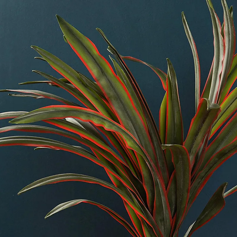 Cordia Artificial Cordyline Plant With Black Plastic Pot - 1.8 Feet media 5