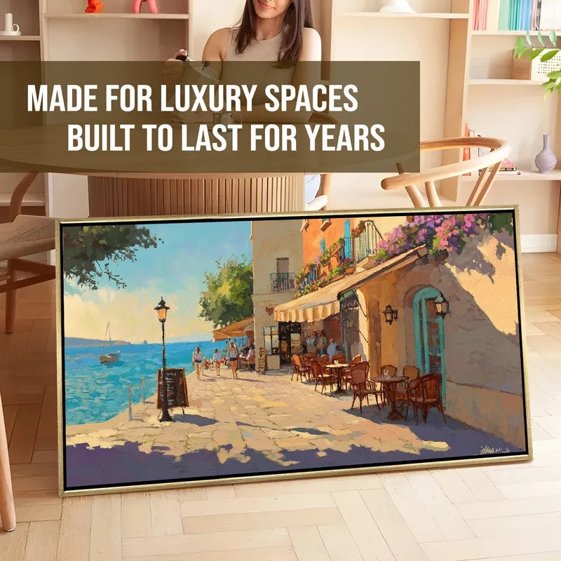 Seaward Elegance Canvas Wall Painting With Frame media 7