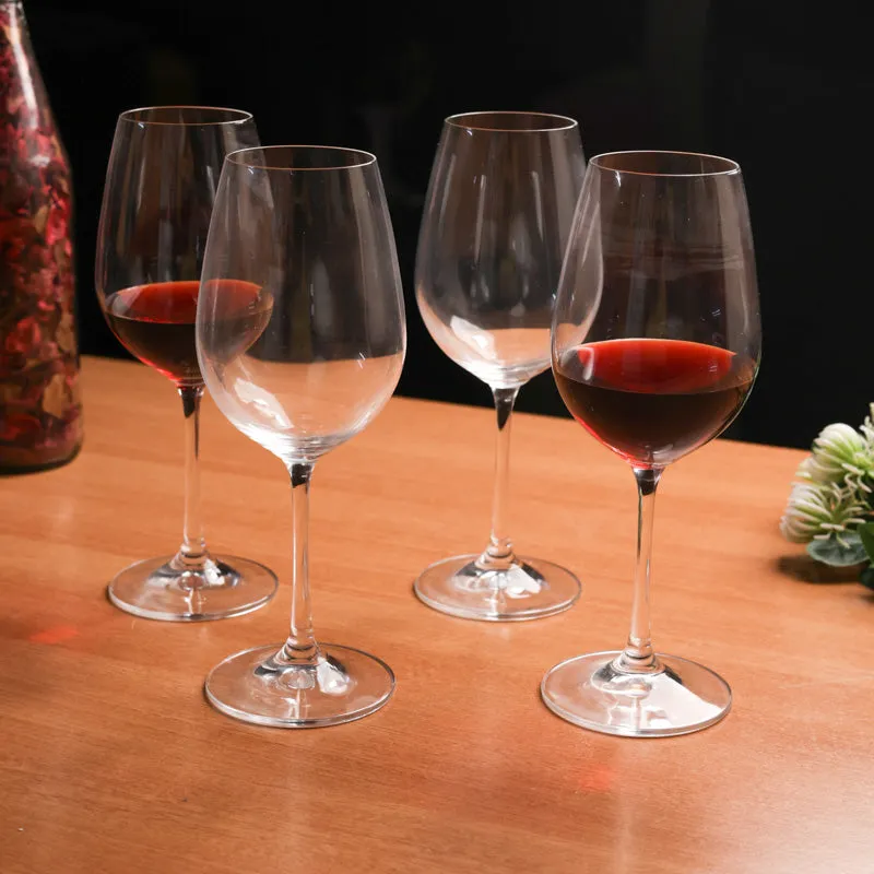 Orris Bohemia Crystal Wine Glass(350 mL) - Set Of Four media 6