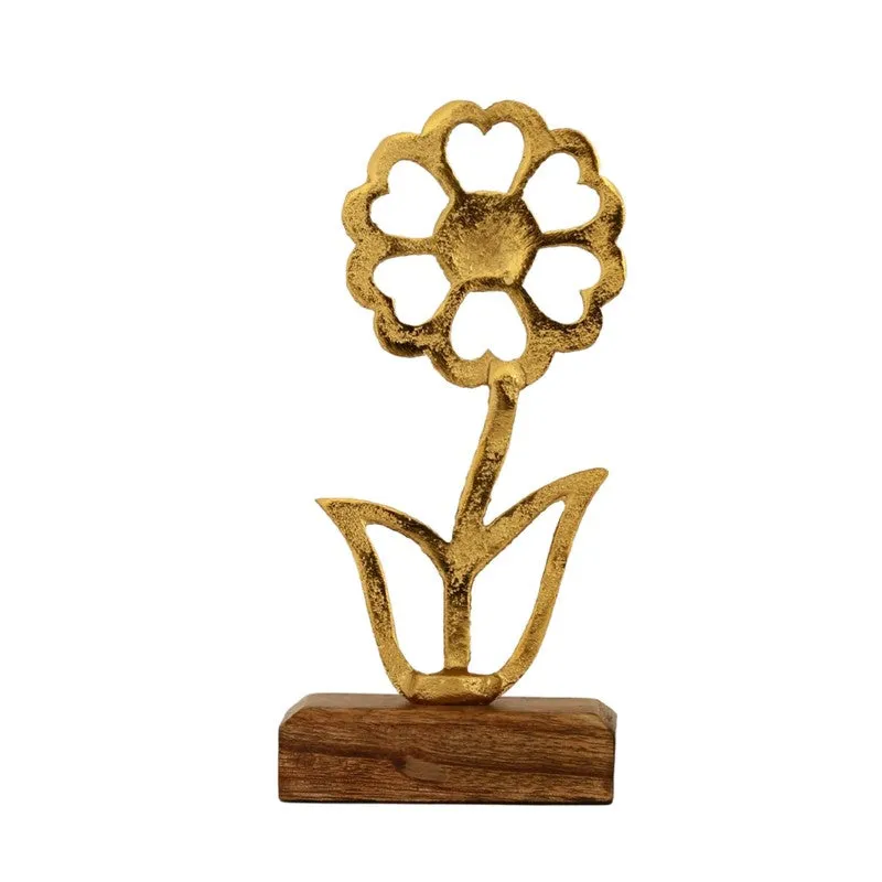 Daisy Aluminum Glow Table Showpiece media 5