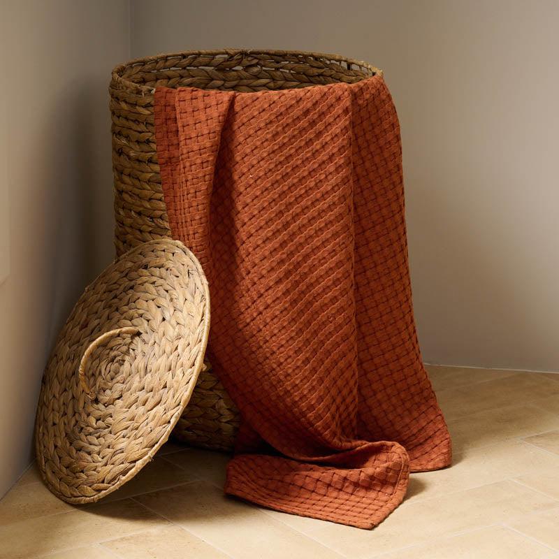 Cloud Soft Waffle Bath Towel - Brown