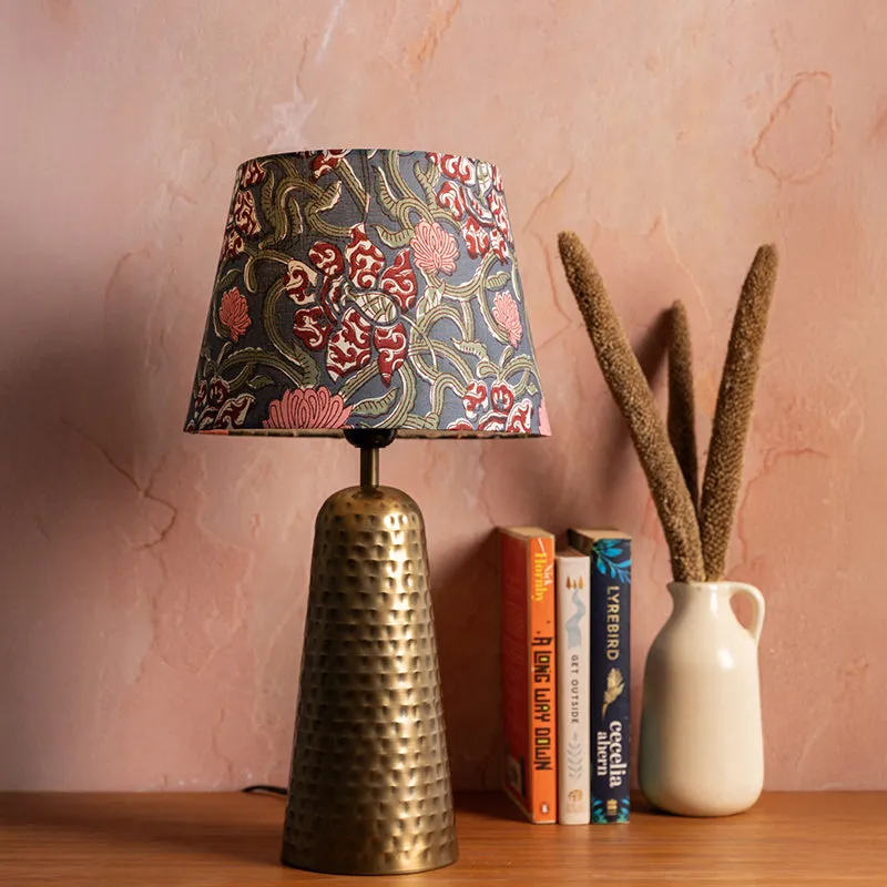 Cuppra Curve Flora Cotton Table Lamp - Multicolor media 3