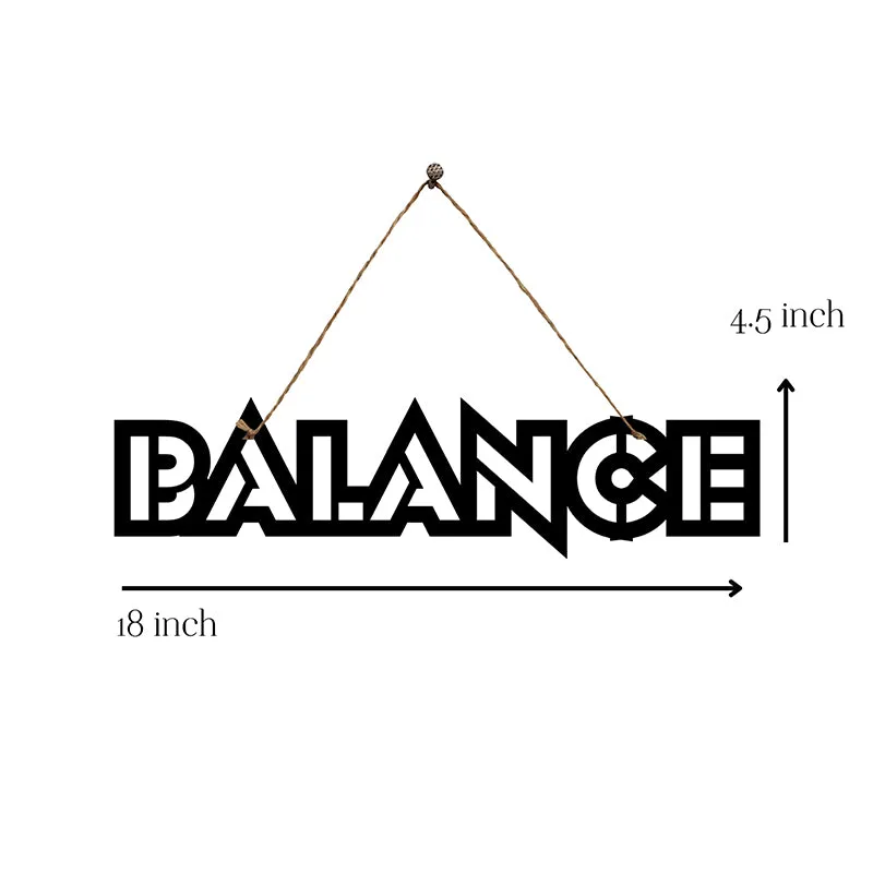 Balance Mild Steel Wall Accent media 5