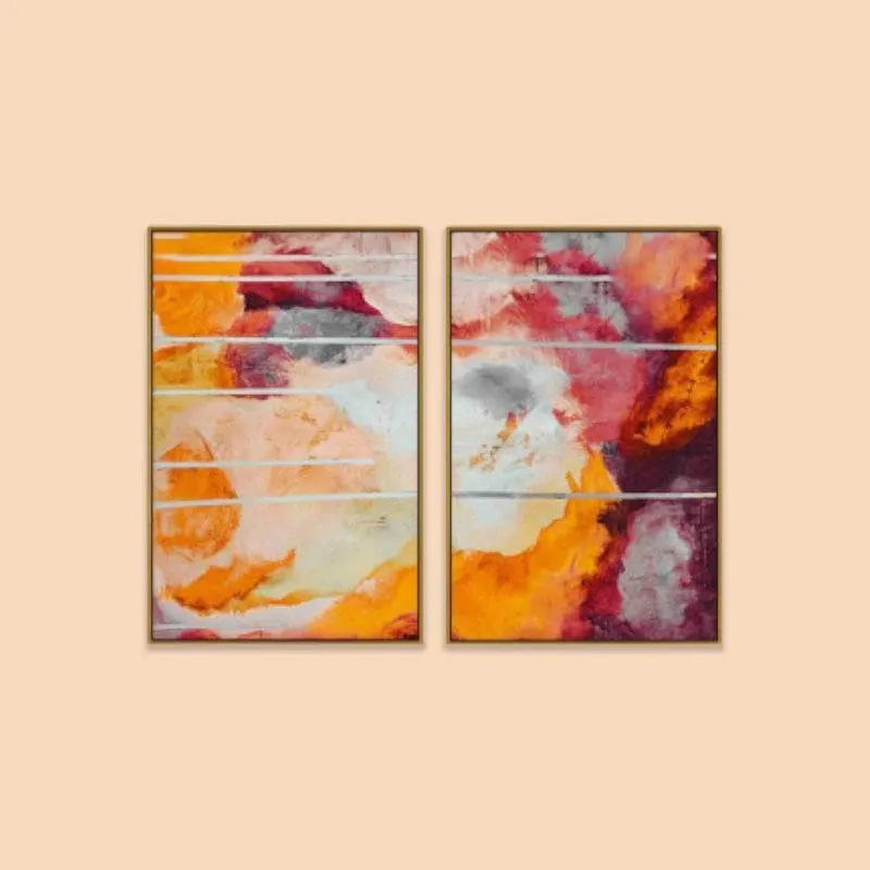 Flames Wall Art - Set Of Two media 5