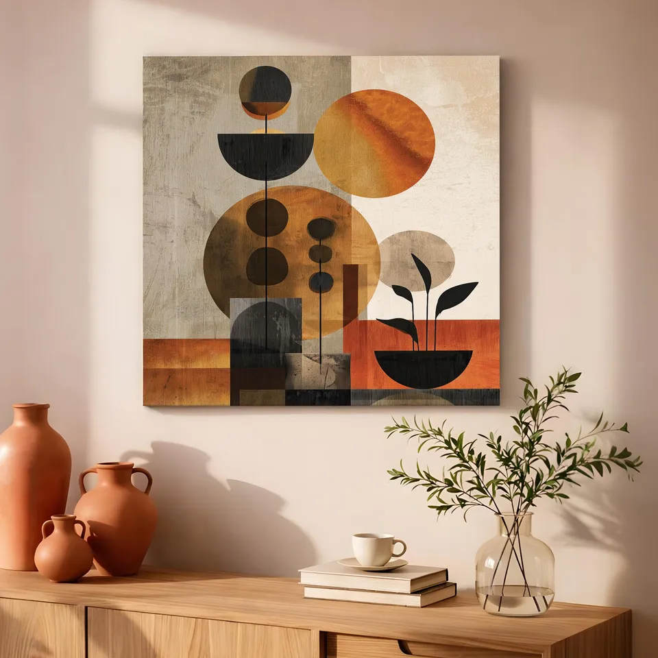 GeoCircula Canvas Wall Art media 8