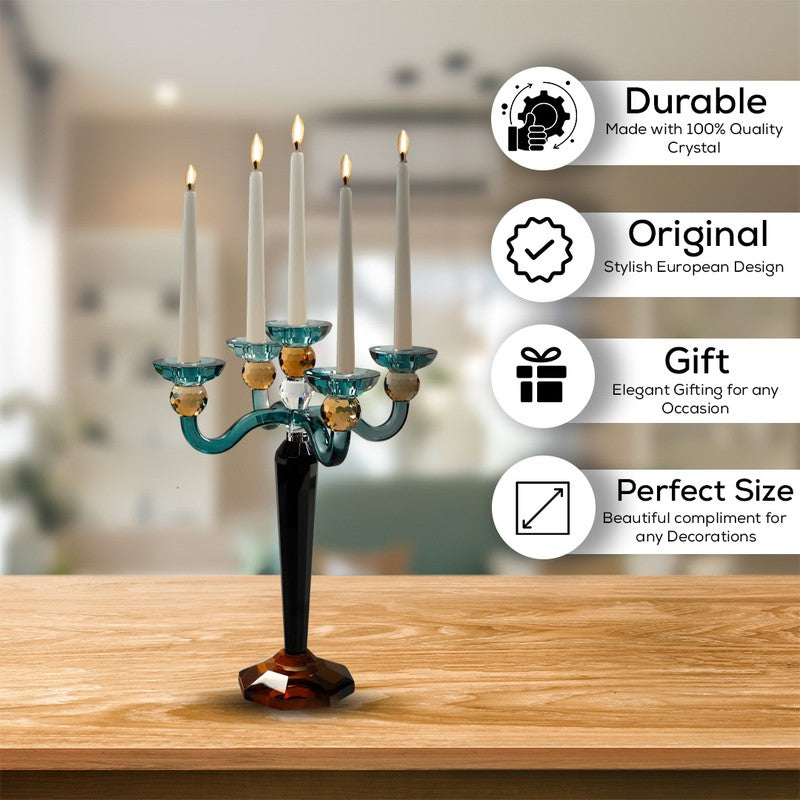 Prism Crystal Candle Holder media 9