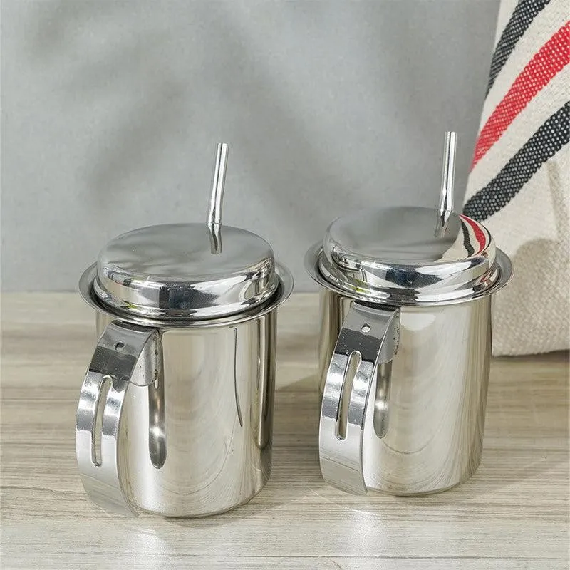 Altomer Stainless Steel Sipper With Straw (225 ML) - Set Of Two media 5