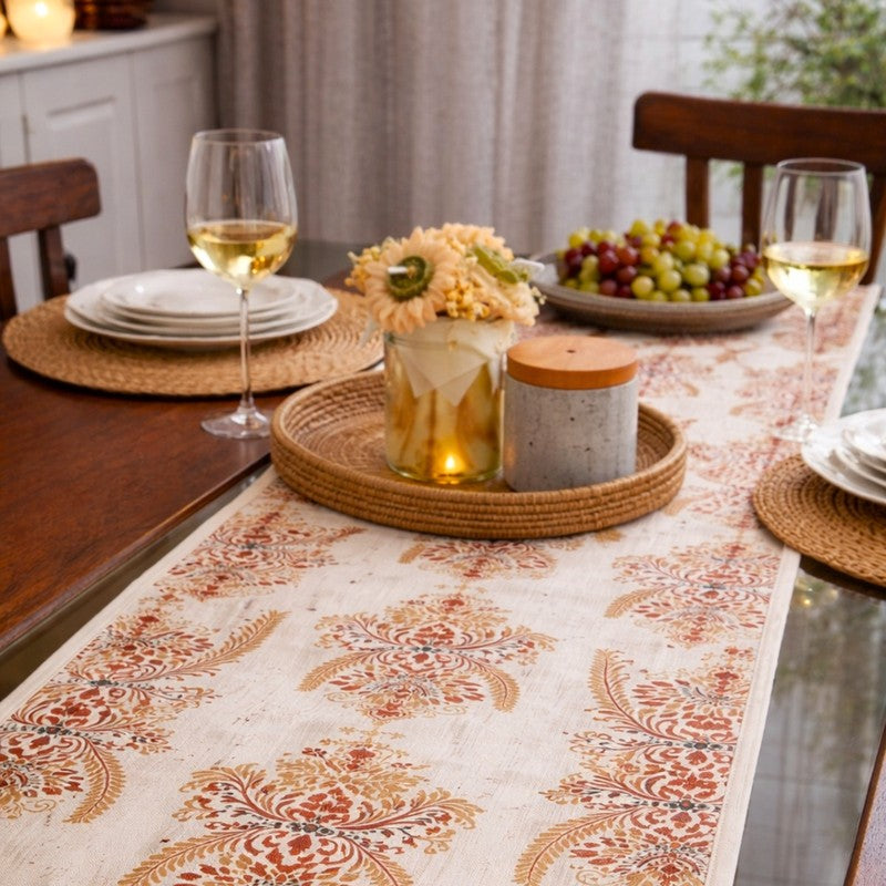 Rangriti Ethnic Damask Table Runner