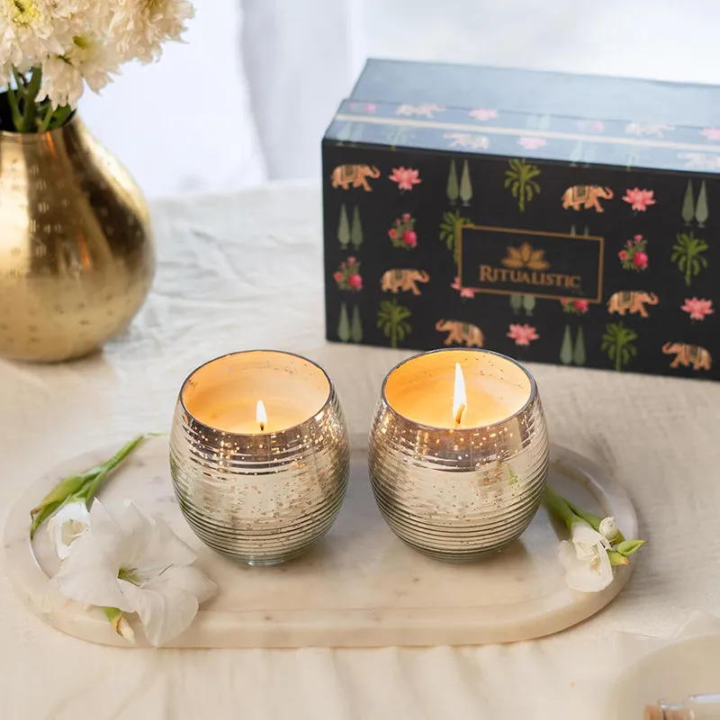 Sugandhi Soy Wax Scented Candle - Set Of Two media 3