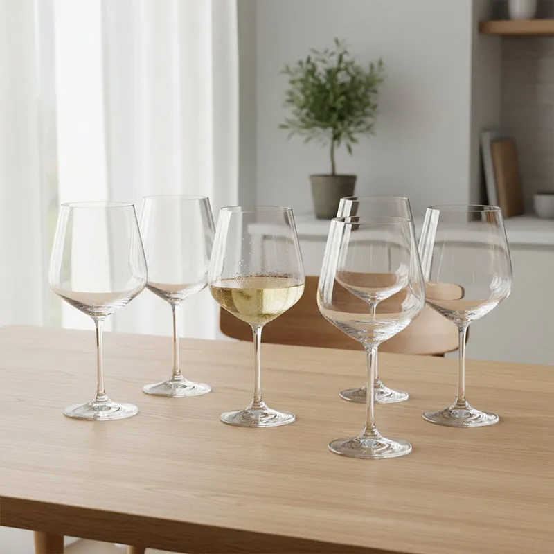 Santorini Bohemia Crystal Wine Glass (570mL) - Set of Six media 2