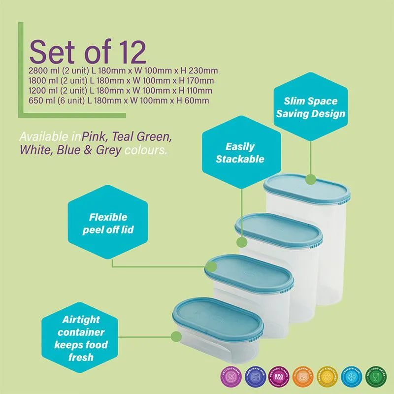 Elmera Storage Conatiner (Blue) - Set Of Twelve media 5