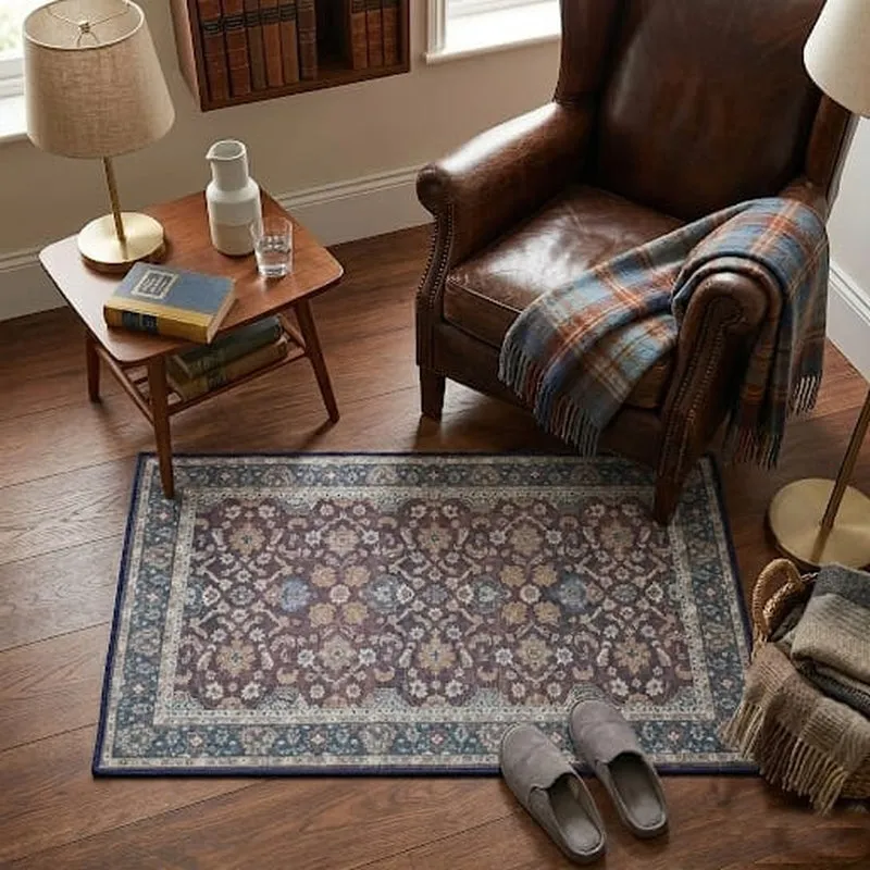 Banoo Velvet Rectangle Anti-Skid Carpet - 5