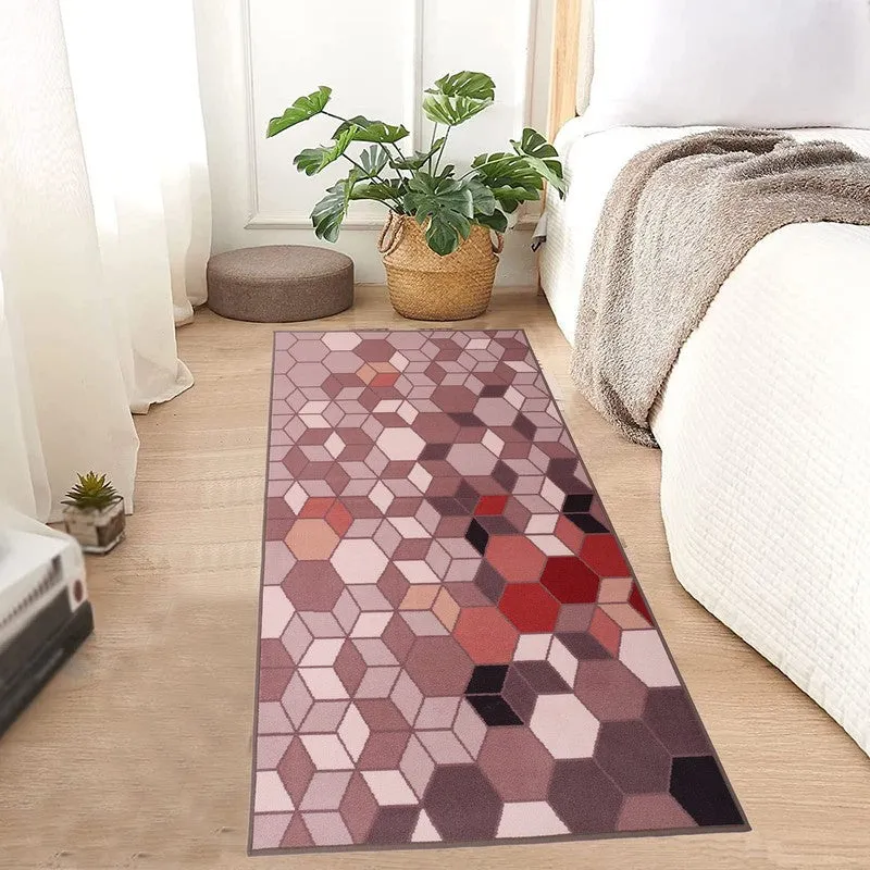 Honeycomb Nylon Runner Rug media 3