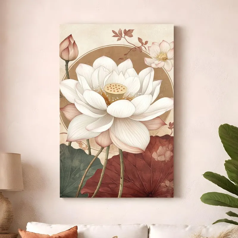 Ethnic Bloom Canvas Wall Art media 3