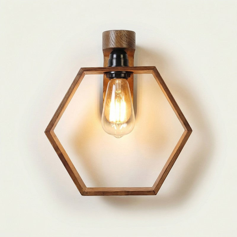 Nabla Wooden Wall Lamp media 4