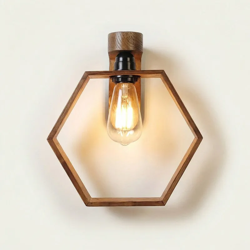 Nabla Wooden Wall Lamp media 4