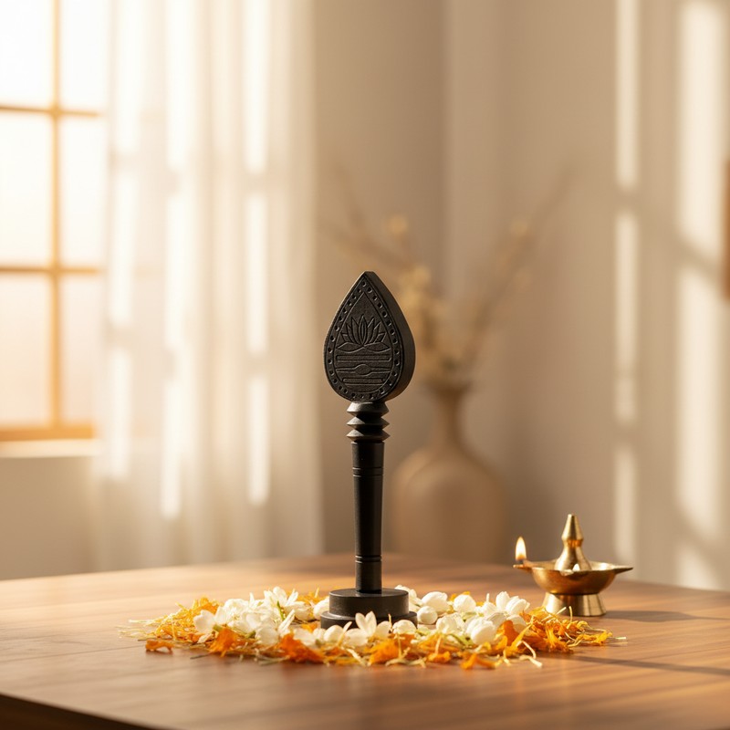 Temple Aura Karungali Ebony Wood Idol