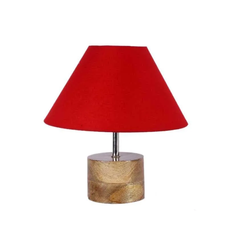 Malta Fabric Table Lamp - Red,Brown media 4