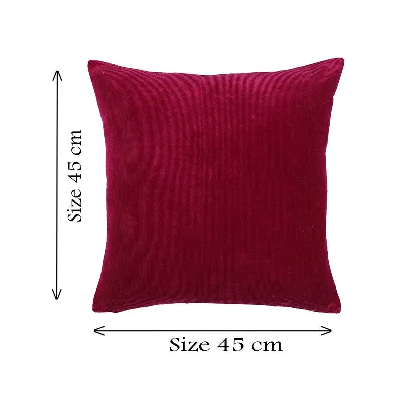 Solid Luxe Cushion Cover - Maroon media 6