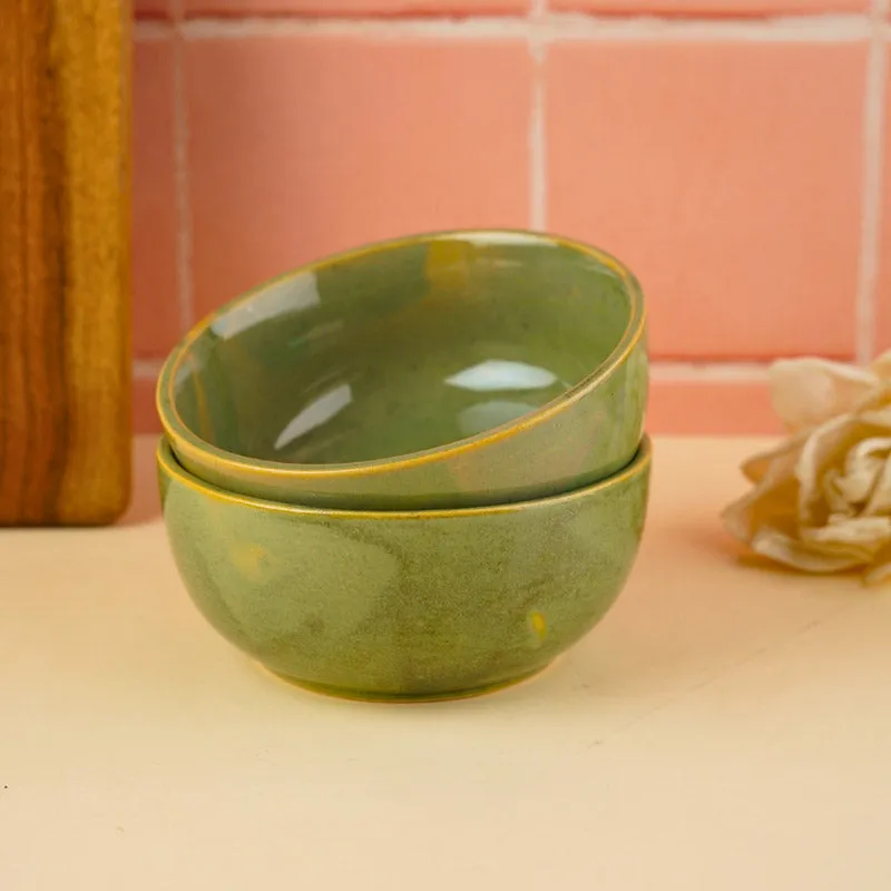 Goma Serving Bowl (300 ML) - Green media 4