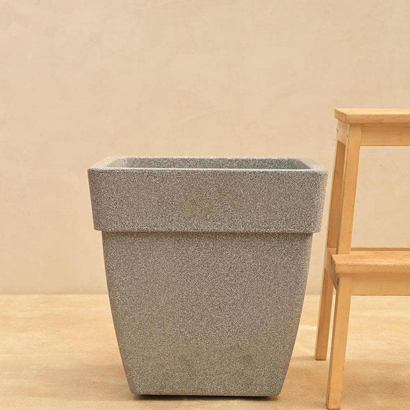 Ugaoo Barca Square Large Planter - Grey media 5