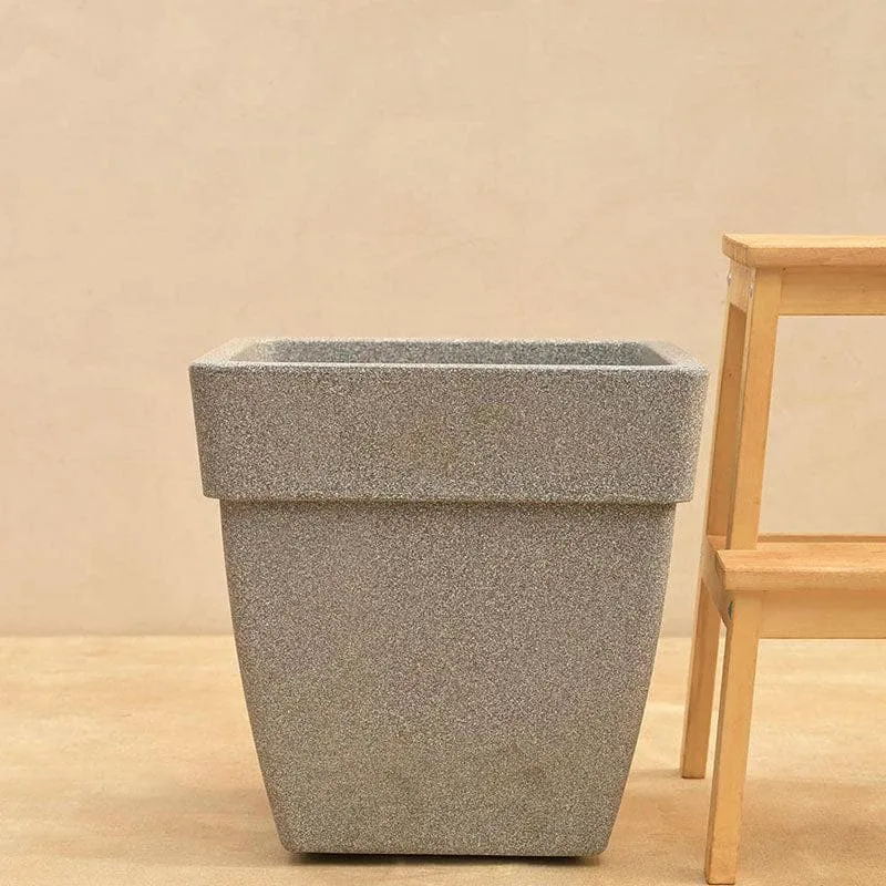 Ugaoo Barca Square Large Planter - Grey media 5