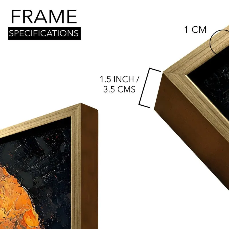 Ancient Alley Canvas Wall Painting With Frame media 8