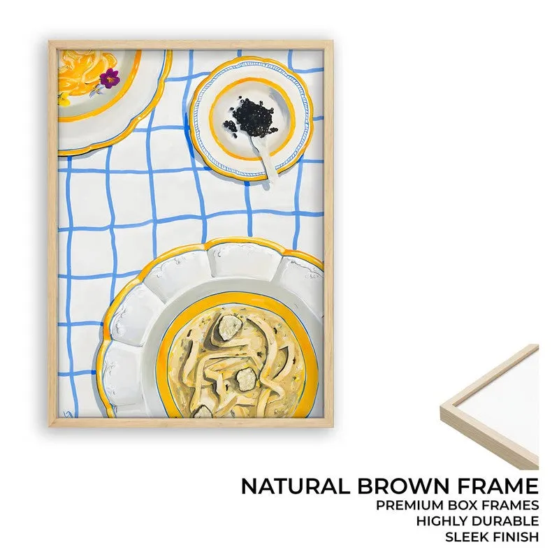 Royal Dining Archival Canvas Wall Art - Brown media 9