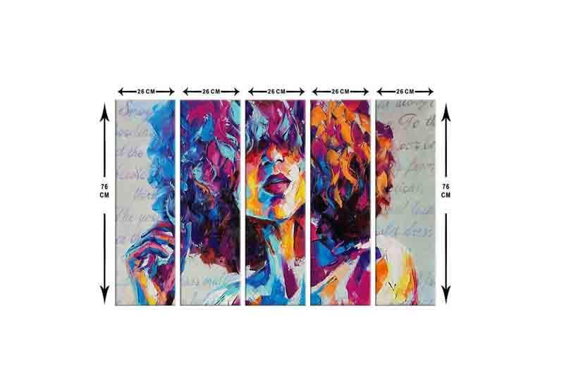 Senora Wall Art - Five Piece Set media 7