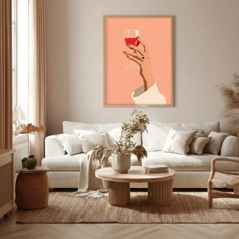 Sipressa Canvas Wall Painting - Brown Frame media 5