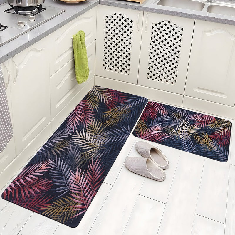 Lumelle Rubber Kitchen Floor Mats - Set of Two