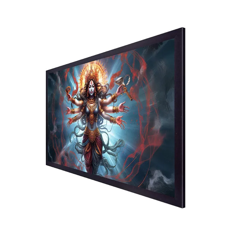 Mahakali Canvas Wall Painting media 7
