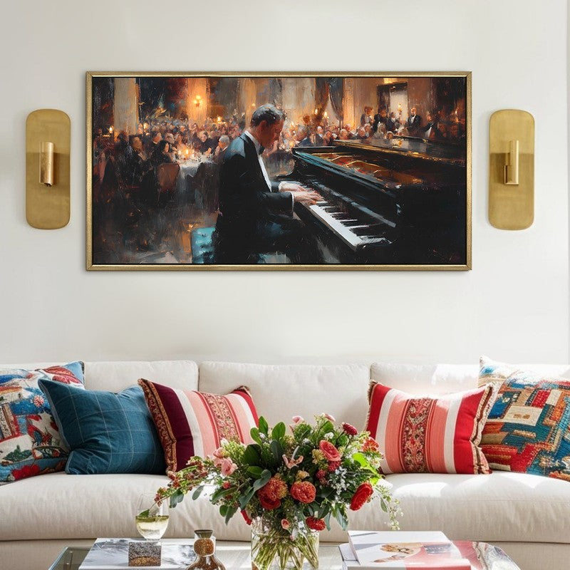 Harmonia Canvas Wall Painting With Frame