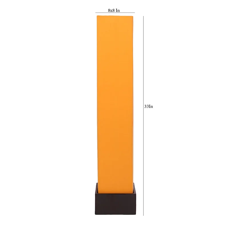 Axiya Wooden Tower Floor Lamp - Yellow media 5