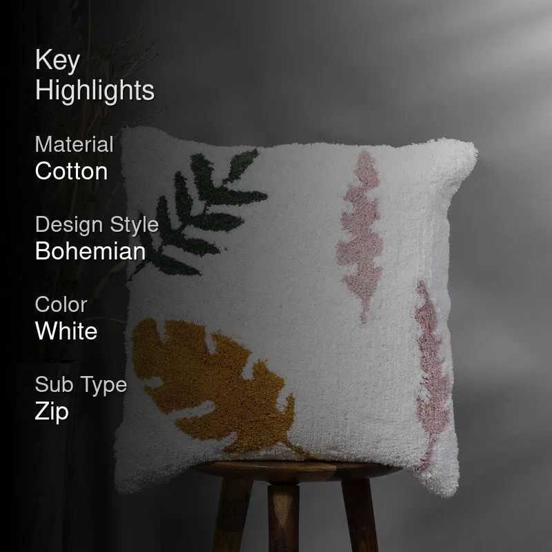 Ferna II Tufted Cushion Cover - White media 2