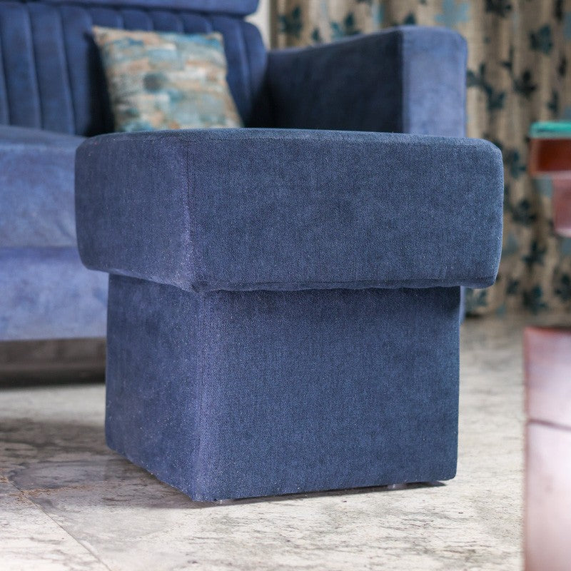 PlushPod Ottoman  Blue media 3