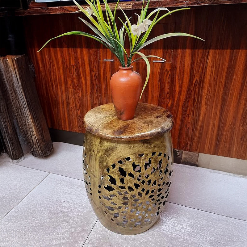 Ira Iron & Wood Stool media 4