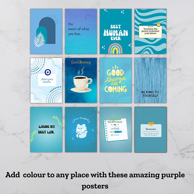 Blue Beacon Wall Poster - Set Of Twelve media 3