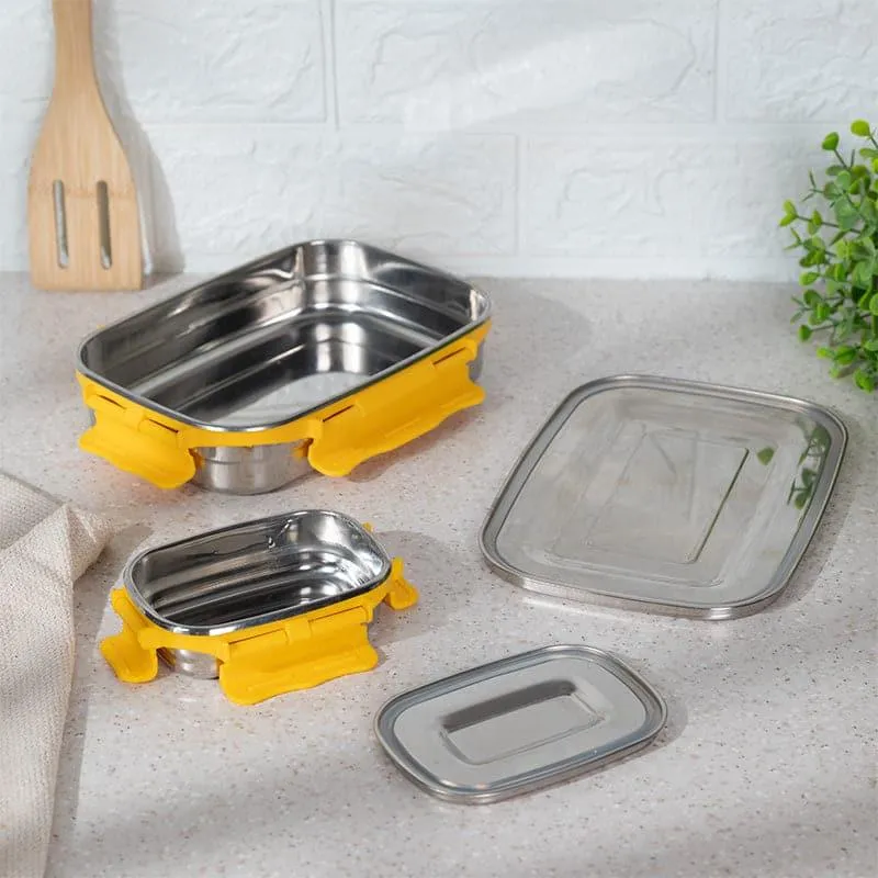 Ligo Yellow Lunch Box (800/150 mL) - Two Piece Set media 3