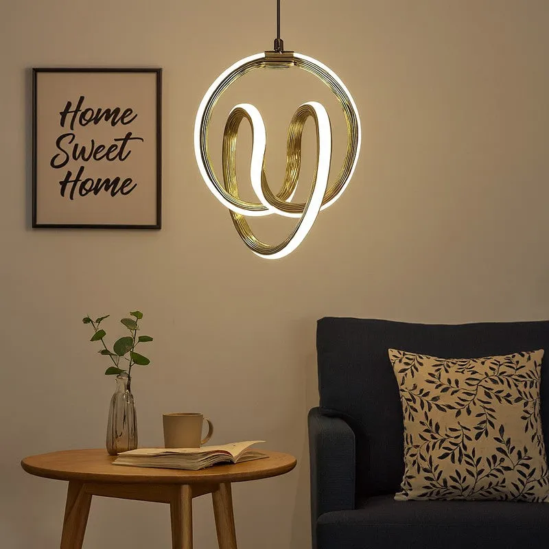 Aurora Loop Metal Ceiling Lamp media 4