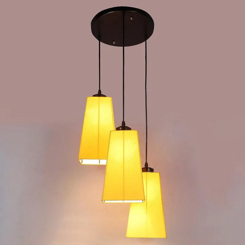 Shadowlux Triple Metal Ceiling Lamp - Yellow media 6
