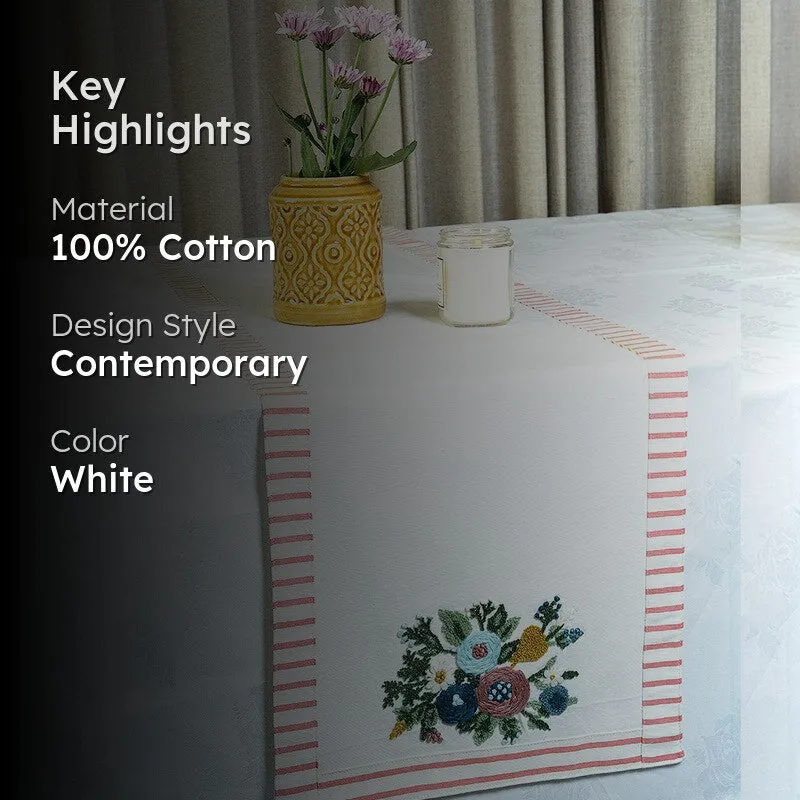 Bloom Vista Cotton Table Runner media 2