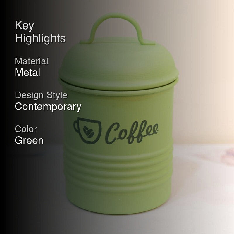 Ferrous Fun Coffee Storage Container (1300 mL) - Green media 2